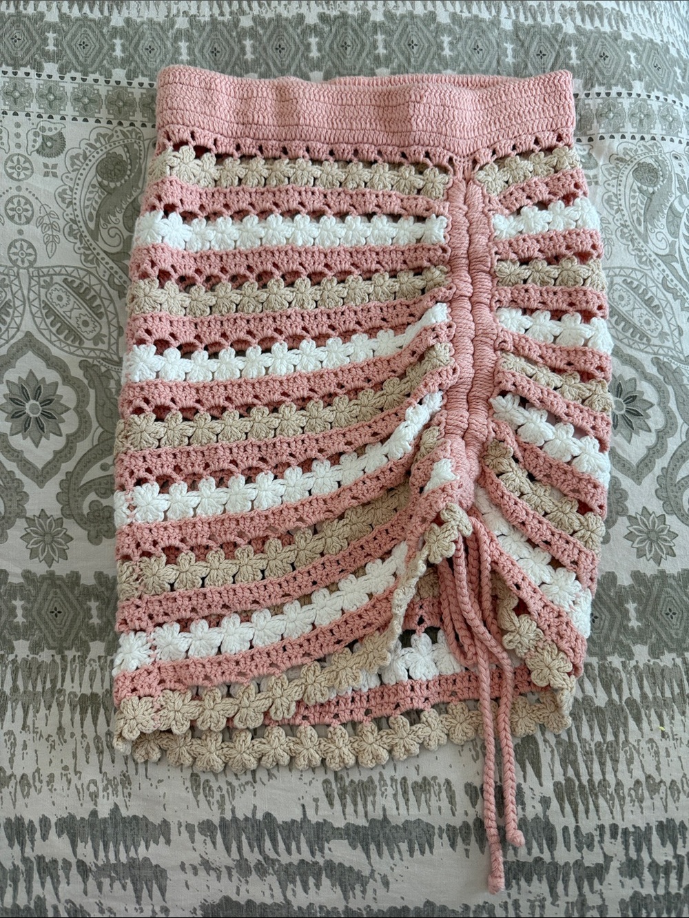 Lovers + Friends Crochet Skirt